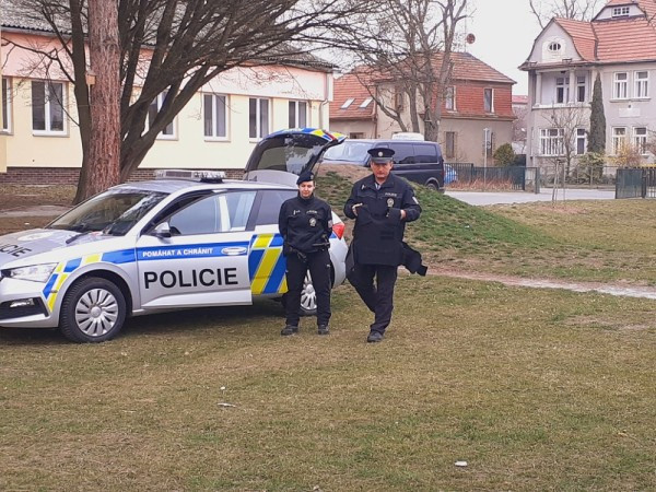 Beseda s policistou