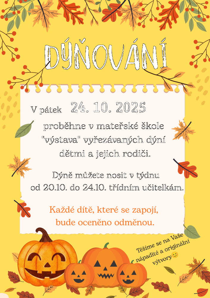 Dýňování 2025